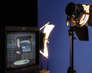 Virtuelles Studio: Vor der Kamera, in der Kamera