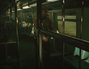 Inside of a subway with occlusion and depth of field