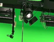 Setting up the light.